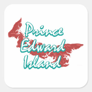 Adesivo Quadrado Ilha Prince Edward