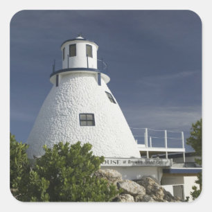 Adesivo Quadrado ILHAS CAYMAN, GRAND CAYMAN, Frank Sound: Antigo