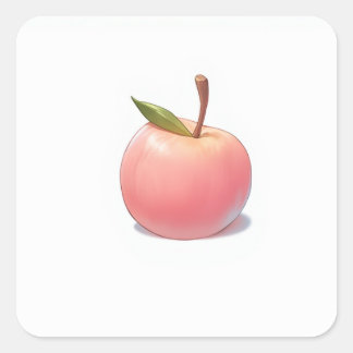 Adesivo Quadrado Ilustração Coletiva de Pastel