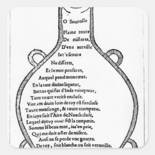 Adesivo Quadrado Ilustração de 'Pantagruel'