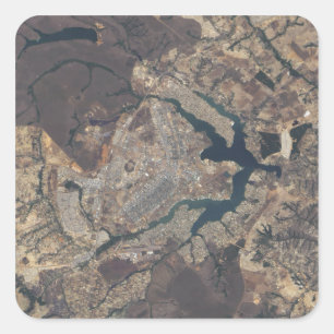 Adesivo Quadrado imagem da Natural-cor do lia do ½ do ¿ Â de