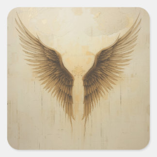 Adesivo Quadrado imagens de pintura de arte tradicional apresentand