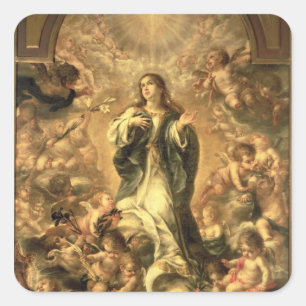 Adesivo Quadrado Immaculate Conception, 1670-1672