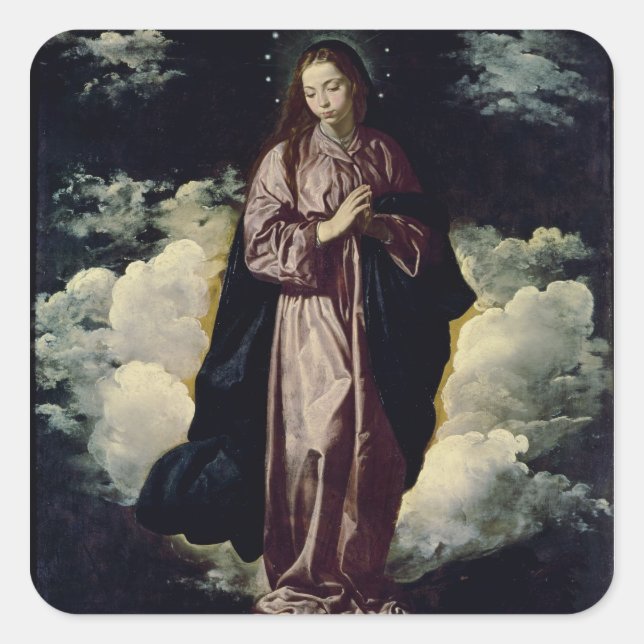 Adesivo Quadrado Immaculate Conception, c.1618 (Frente)