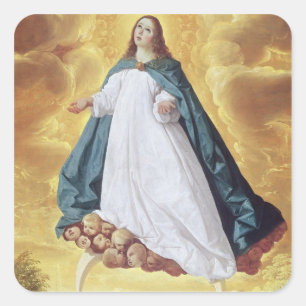 Adesivo Quadrado Immaculate Conception, c.1628-30 (óleo sobre a cân