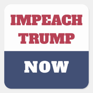 Adesivo Quadrado Impeachment Agora Anti-Trumpismo