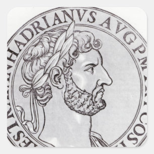 Adesivo Quadrado Imperador Hadrian