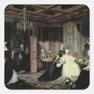 Adesivo Quadrado Imperatriz Catherine The Great que recebe a