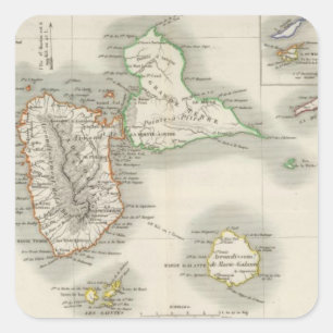 Adesivo Quadrado Império americano