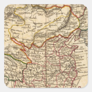 Adesivo Quadrado Império chinês