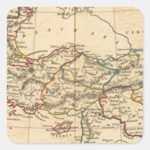 Adesivo Quadrado Império otomano