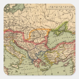 Adesivo Quadrado Império romano