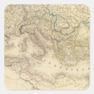 Adesivo Quadrado Império romano 4