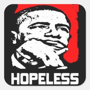 Adesivo Quadrado Impossível: Barack Obama!