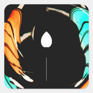 Adesivo Quadrado Impressão de Arte de Padrão Tradicional Africano