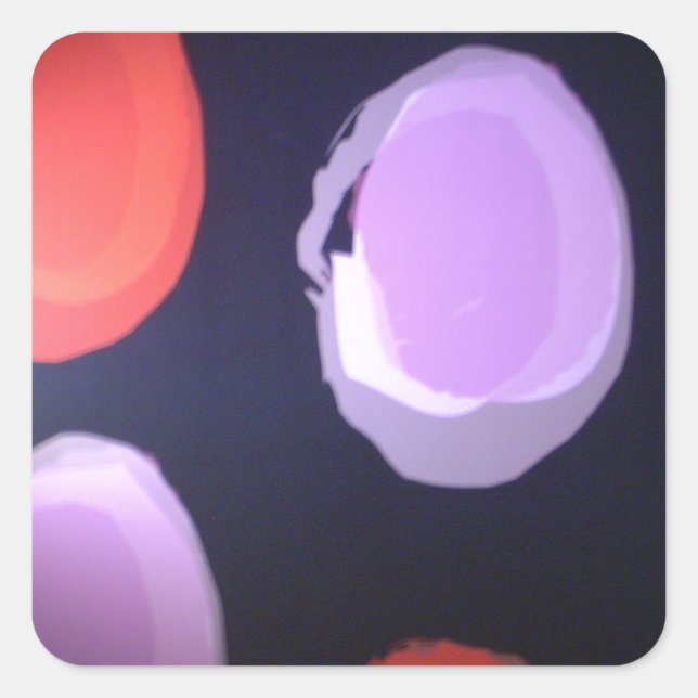 Adesivo Quadrado Impressão de Bolinhas de de  de Padrão Moderno Col (Frente)