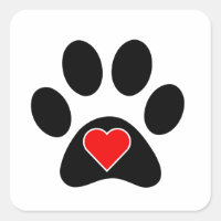 Impressão de Pata de Cães