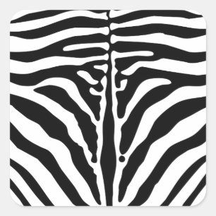 Adesivo Quadrado Impressão zebra