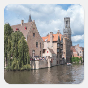 Adesivo Quadrado Impressionante! Bruges - Bélgica