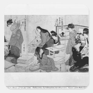 Adesivo Quadrado Impressões do fazer