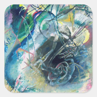 Adesivo Quadrado Improvisação sem título, 1914