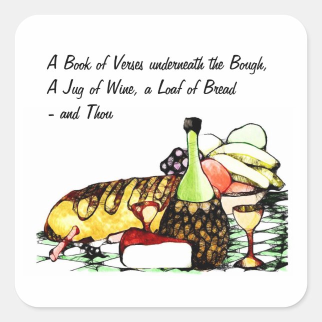 Adesivo Quadrado indefinido (Frente)