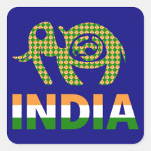 Índia, elefante pintado