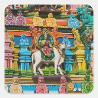 Adesivo Quadrado ÍNDIA, Tamil Nadu, Chennai: Kapaleeshwarar