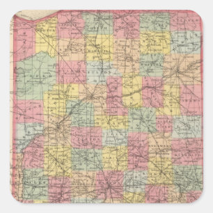 Adesivo Quadrado Indiana