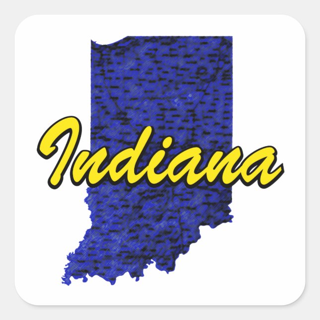 Adesivo Quadrado Indiana (Frente)
