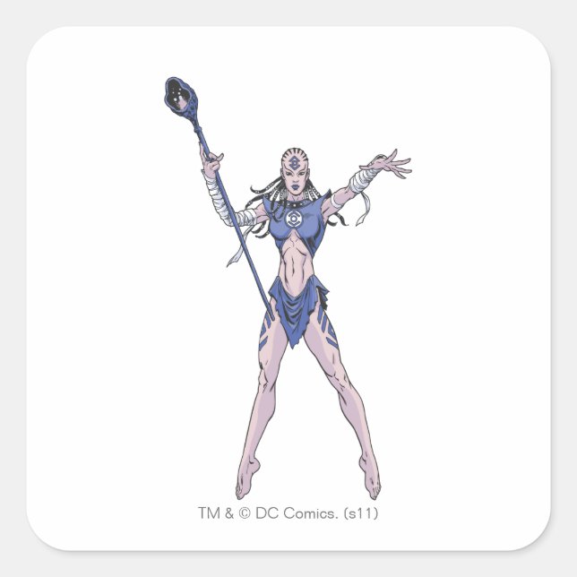 Adesivo Quadrado Indigo Tribe 4 (Frente)