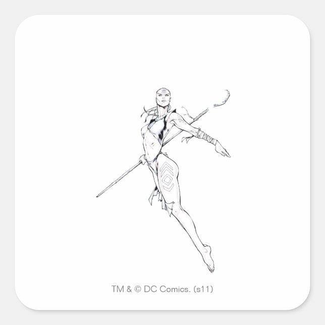 Adesivo Quadrado Indigo Tribe 8 (Frente)