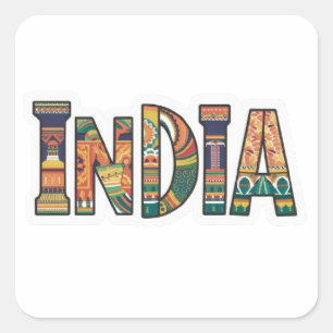 Adesivo Quadrado "Indique Pride Sticker: Mostre Seu Espírito"