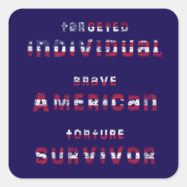 Adesivo Quadrado Individuais, Tráfico de Seres Humanos, Sensibiliza (Frente)