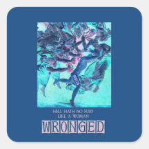 Inferno Hath No Fury (azul) Sticker