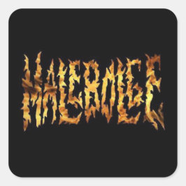 Adesivo Quadrado "Inferno-Malebolge Stickers" de Dante