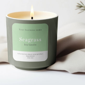 Adesivo Quadrado Informações sobre produtos personalizados feitos à