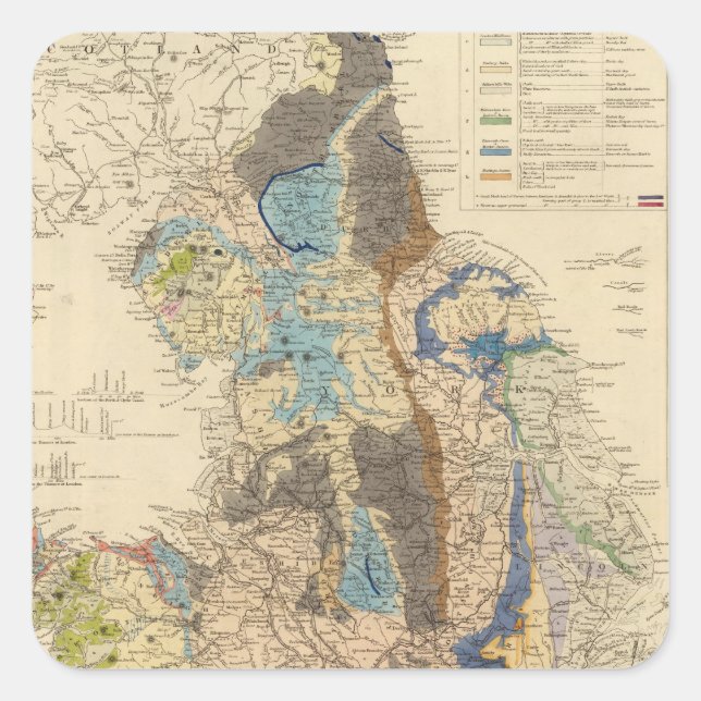 Adesivo Quadrado Inglaterra (Frente)