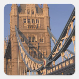 Adesivo Quadrado Inglaterra, Londres, A Ponte da Torre