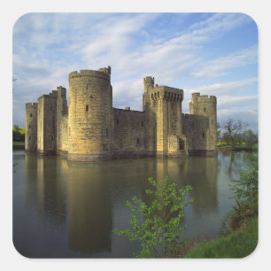 Adesivo Quadrado Inglaterra, Sussex, Castelo de Bodiam