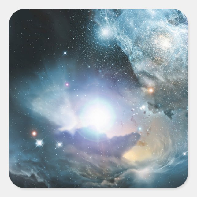 Adesivo Quadrado Início Do Universo (Frente)