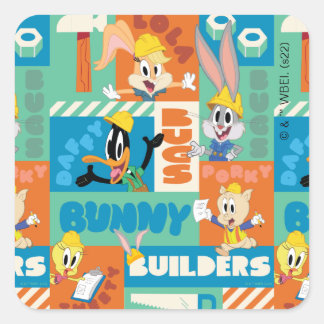 Adesivo Quadrado INSETOS BUNNY BUILDERS™| Padrão de Grade de Caract