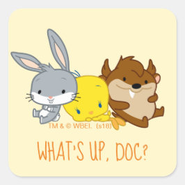 Adesivo Quadrado Insetos Chibi BUNNY™, TWEETY™ E TAZ™