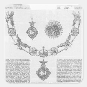 Adesivo Quadrado Insígnia da Ordem da Noite