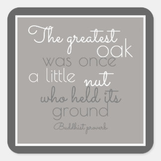 Adesivo Quadrado inspirational poster quote Buddhist proverb