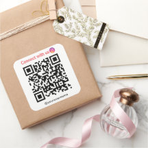Instagram Conexão com o Código Qr Branco dos Estad