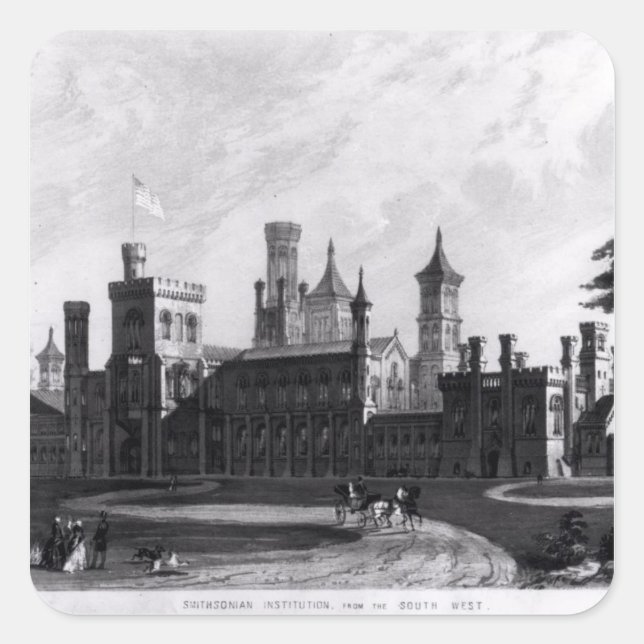 Adesivo Quadrado Instituto Smithsoniano do Sudoeste (Frente)