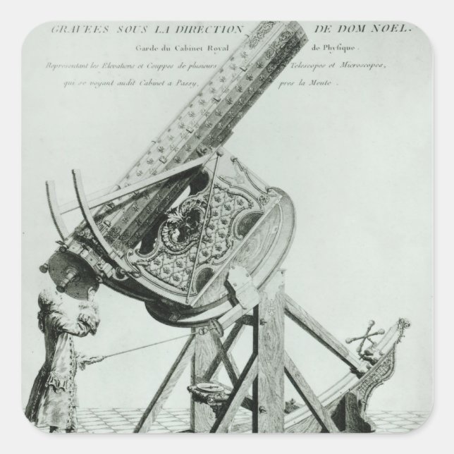 Adesivo Quadrado Instrumentos de opção por Dom Noel (Frente)