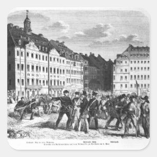 Adesivo Quadrado Insurreição em Dresden