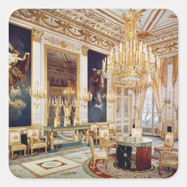 Adesivo Quadrado Interior das Saisons do Salão de Quatre (Frente)